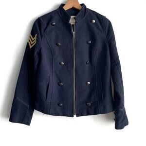 Treasure & Bond military style jacket officer styler patch on the sleeve sz S